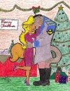 a_christmas_kiss_by_ulyferal-d2zhgsd